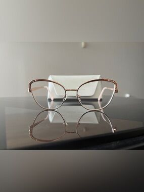 MICHAEL KORS MK 3051 ANDALUSIA ROSE GOLD AUTHENTIC EYEGLASSES W/CASE 53-16